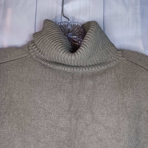 Zara turtleneck neck long sleeve oversized long sweater - Picture 2 of 12